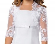 nowe Bolerko komunijne koronkowe r. 134