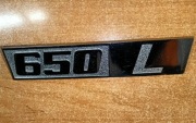 Metalowy Emblemat 650 L Chrom FIAT 126p 
