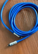 Kabel optyczny TOSLINK (SPDIF) 3 m – niebieski, metalowe wtyki