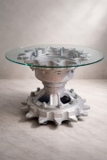 Stolik kawowy Tank wheel table 