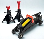 Zestaw Podnośnik / Hydrauliczny Żaba 2T REDATS LS-320 + Kobyłki 3T (2 szt.)