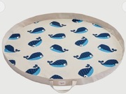 Mata do zabawy worek na zabawki wieloryby 3 sprouts