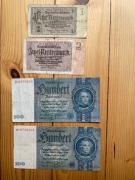 zestaw banknotów III Rzesza
