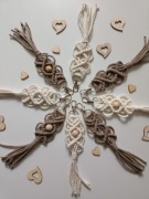 Brelok do kluczy makrama boho