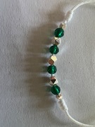 Bransoletka ze sznurka i kamieni naturalnych