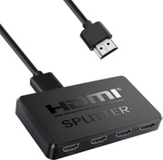 Rozdzielacz HDMI 1 wejście 4 wyjścia Newcare 4 porty obsługujący 3D 4K