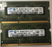 4GB(2x2GB)PC3-10600S 1Rx8 SAMSUNG M471B5773CHS-CH9