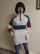 ULVANG sweter damski stójka wycięcia na kciuk 100% wełna _ L