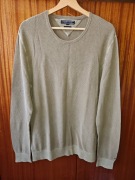 Męska duża bluza khaki Tommy Hilfiger - stan bardzo dobry