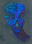 Obraz "Bio-biblioteka" Pastela Olejna