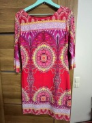 Joseph ribkoff sukienka różowa ze strechem rozm 40