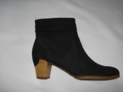 GABOR czarne botki skóra zamsz roz.6/39 wkł.25