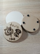 Unikalna Drewniana podkładka pod kubki filiżanki szklanki