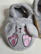 MIĘCIUTKIE KAPCIE PAPUTKI SZARE KRÓLICZKI CLEVE ROZM: 28/29