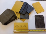Podkładka gumowa, klejąca 93x64x2,6 (50 szt.)