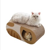 Drapak dla kota kartonowy domek budka z tektury falistej łóżko legowisko