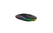 Bezprzewodowa mysz optyczna Bluetooth + 2.4GHz  1600 DPI  LED RGB 