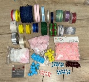 Duża ilość, zestaw  wstążki, lampki, płatki, konfetti, kwiatki