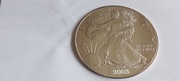 Amerykański orzeł 2003 1/4 funta srebra
