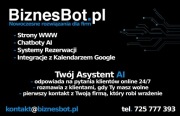 Gotowa marka AI – biznesbot.pl + numer + materiały + hosting