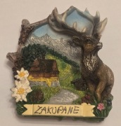 Magnes na lodówkę ceramiczny ZAKOPANE Giewont Rysy Tatry Gerlach(2K).
