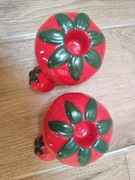 Świeczniki truskawki 