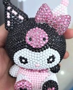 figurka diamencikowa dyi kuromi dla dziewczynki