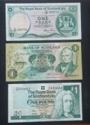 BANKNOTY 1 FUNT SZTERLINGOWY  OF SCOTLAND /3/