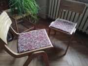 2 KRZESŁA KRZESŁO Bumerang T-0/299/B LITE BUKOWE LATA 60 PRL DESIGN ZESTAW