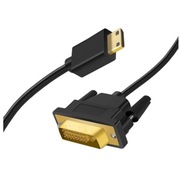 Twozoh Kabel Mini HDMI na DVI 1M