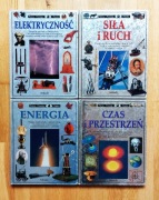 Patrzę Poznaję Nauka 4 tomy: Energia, Elektryczność, Siła i ruch, Czas...