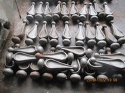 Koncówki ozdobne do płotu kutego NOWE