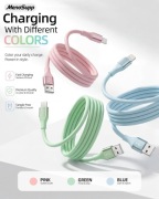 Ładowarka do iPhone'a 3 sztuki, kabel Lightning z certyfikatem MFi