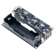 Ładowarka Li-Ion z funkcją zasilacza UPS 1x18650 USB Uwe 5V - Uwy 5V 9V 12V