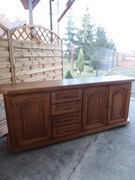 piękna dębowa komoda stan bdb