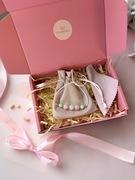 Pastelowa Harmonia – bransoletka na sznurku z kamieni naturalnych