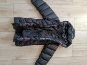 Kurtka zimowa 122 - 128 ocieplana czarna