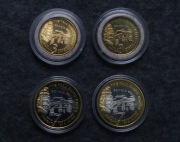 Zestaw 4 szt. okazjonalnych żetonów - Gdynia