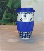 Kubek ceramiczny turystyczny ceramika Bolesławiec 