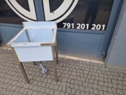 ZLEW BASEN 1 KOMOROWY 60/60/85 NOWY