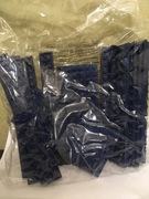 LEGO mix granatowe podłużne elementy 4 paczki nowe zapakowane