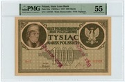 1000 marek polskich 1919 PMG 55