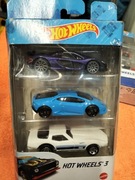 Hot wheels Lamborghini huracan Corvette 3 pak mowy zestaw autek resortów 