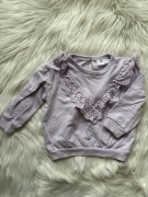 Bluza z koronką lawendowa