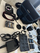 FULL ZESTAW Canon EOS M50 + obiektyw 15-45 + akcesoria + TORBA GRATIS