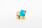 Lego Minecraft minesheep02 Sheep medium azure owca 21134