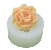 RÓŻA forma silikonowa 7*3.3 do odlewów Świec Mydła Gipsu 