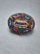 Millefiori wlochy broszka stara mozaika