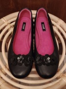 Buty wsuwane baleriny balerinki baletki skóra Ecco 36 