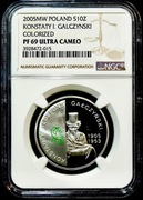 10 ZŁ 2005, KONSTANTY ILDEFONS GAŁCZYŃSKI NGC PF69 UC #61